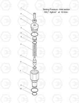 4240 RELIEF VALVE ASS'Y SOLAR 010, Doosan