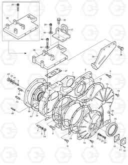 012 TIMING GEAR CASE SOLAR 290LL, Doosan