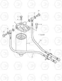 028 FUEL FILTER SOLAR 290LL, Doosan