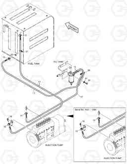 1170 FUEL PIPING SOLAR 290LL, Doosan