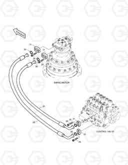 1270 MAIN PIPING(4) SOLAR 290LL, Doosan