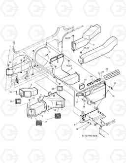 1420 DUCT COVER ASS'Y SOLAR 290LL, Doosan