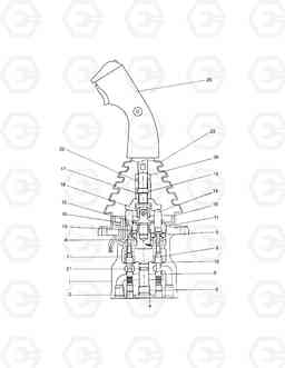 4190 REMOTE CONTROL VALVE SOLAR 290LL, Doosan