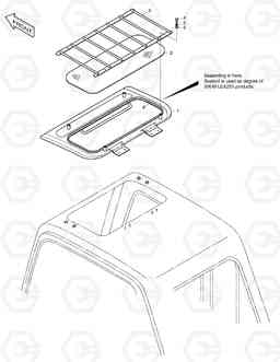 6420 SUN ROOF ASS'Y SOLAR 290LL, Doosan