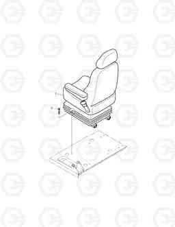 1412 SEAT MOUNTING SOLAR 220LL, Doosan