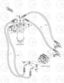 1280 MAIN PIPING(5)-TRAVEL SOLAR 330LC-V, Doosan