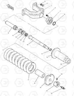 2135 TRACK SPRING-FOR TRACK WIDTH 3m SOLAR 330LC-V, Doosan