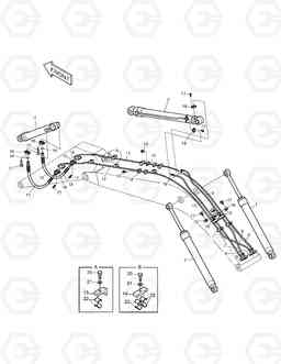 3130 FRONT PIPING SOLAR 330LC-V, Doosan