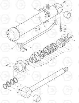 4230 ARM CYLINDER SOLAR 330LC-V, Doosan