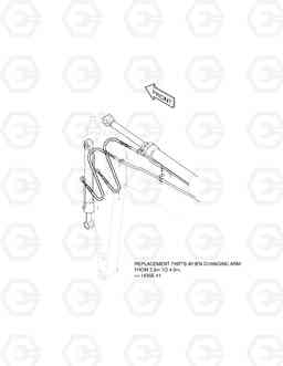 6230 FRONT PIPING-ARM 4.0m SOLAR 330LC-V, Doosan