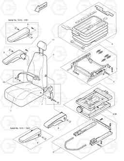 1416 SEAT-EXCEPT EUROPE & U.S.A SOLAR 400LC-V, Doosan