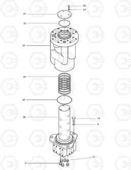 2170 CENTER JOINT SOLAR 400LC-V, Doosan