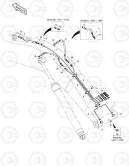 3140 FRONT LUBRICATION PIPING SOLAR 400LC-V, Doosan