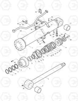 4270 ARM CYLINDER-LOCK VALVE SOLAR 400LC-V, Doosan