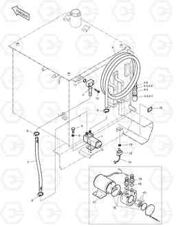 6100 FUEL FILLER PUMP ASS'Y SOLAR 400LC-V, Doosan