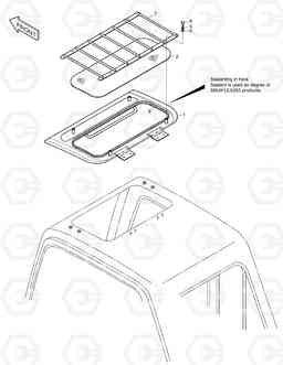 6440 SUN ROOF ASS'Y SOLAR 400LC-V, Doosan