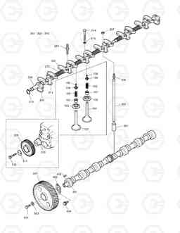 006 VALVE MECHANISM SOLAR 200W-V, Doosan