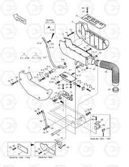 1530 CONTROL STAND-L.H. SOLAR 200W-V, Doosan