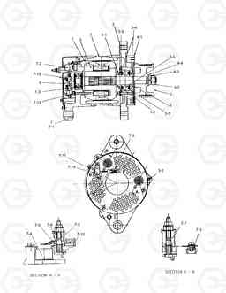 1656 ALTERNATOR SOLAR 200W-V, Doosan