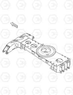 2101 CHASSIS FRAME SOLAR 200W-V, Doosan