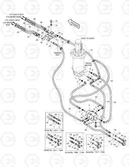 2161 DOZER & OUTRIGGER PIPING SOLAR 200W-V, Doosan