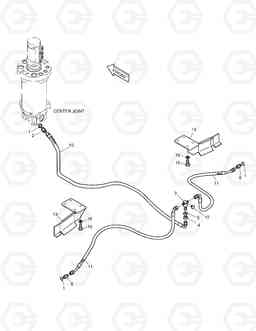 2181 BRAKE PIPING(2)-REAR SOLAR 200W-V, Doosan