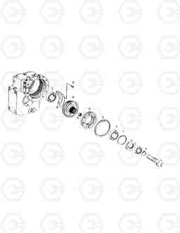 4520 SPUR GEAR-TRANSMISSION SOLAR 200W-V, Doosan