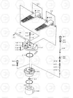 4770 PEDAL VALVE-ARTI.BOOM SOLAR 200W-V, Doosan