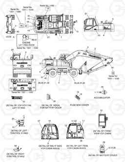 5130 NAME PLATE-ENGLISH SOLAR 200W-V, Doosan