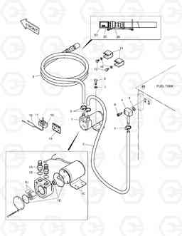 6100 FUEL FILLER PUMP ASS'Y SOLAR 200W-V, Doosan