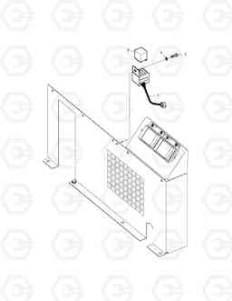 6230 CABIN LAMP RELAY-REAR CABIN LAMP SOLAR 200W-V, Doosan