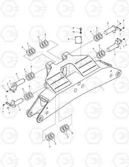 6501 REAR OUTRIGGER SOLAR 200W-V, Doosan