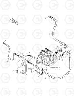 7220 MAIN PIPING-ONE & TWO WAY SOLAR 200W-V, Doosan