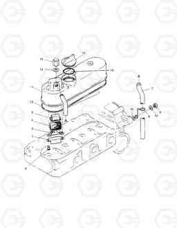 015 CYLINDER HEAD COVER SOLAR 015      , Doosan