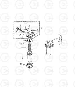 032 FUEL FILTER SOLAR 015      , Doosan