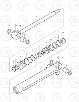 5281 BUCKET CYLINDER SOLAR 015      , Doosan