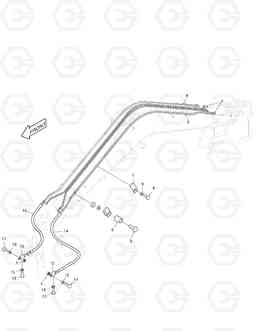 6200 FRONT PIPING-ONE & TWO WAY SOLAR 015      , Doosan