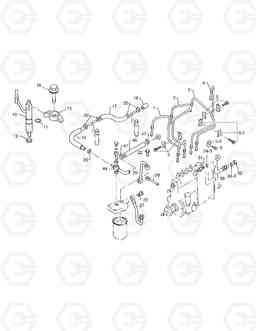 140 FUEL SYSTEM(INJ.NOZZLE,FUEL PIPE) SOLAR 55-V, Doosan