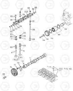 340 CAMSHAFT & VALVE SOLAR 55-V, Doosan