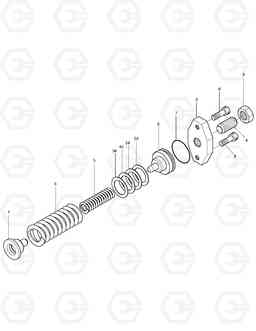 4151 MAIN PUMP-CONTROL SPRING SOLAR 55-V, Doosan