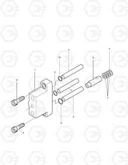 4161 MAIN PUMP-CONTROL PISTON SOLAR 55-V, Doosan