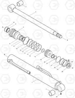 4435 BOOM CYLINDER-LOCK VALVE SOLAR 55-V, Doosan