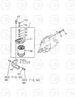 470 FUEL FILTER SOLAR 55-V, Doosan