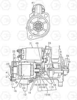 530 STARTER SOLAR 55-V, Doosan