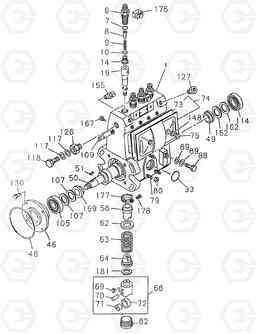 550 INJECTION PUMP SOLAR 55-V, Doosan