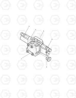 6155 CONTROL VALVE-2 WAY SOLAR 55-V, Doosan