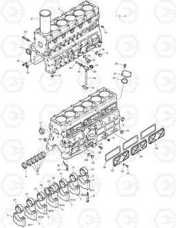001 CYLINDER BLOCK SOLAR 220N-V, Doosan
