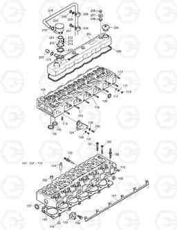 005 CYLINDER HEAD SOLAR 220N-V, Doosan