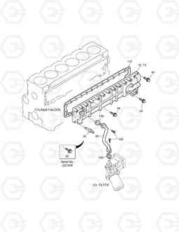 009 OIL COOLER SOLAR 220N-V, Doosan