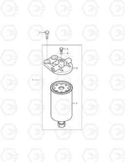 015 FUEL FILTER SOLAR 220N-V, Doosan